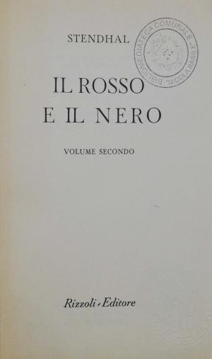 IL ROSSO E IL NERO VOL. II